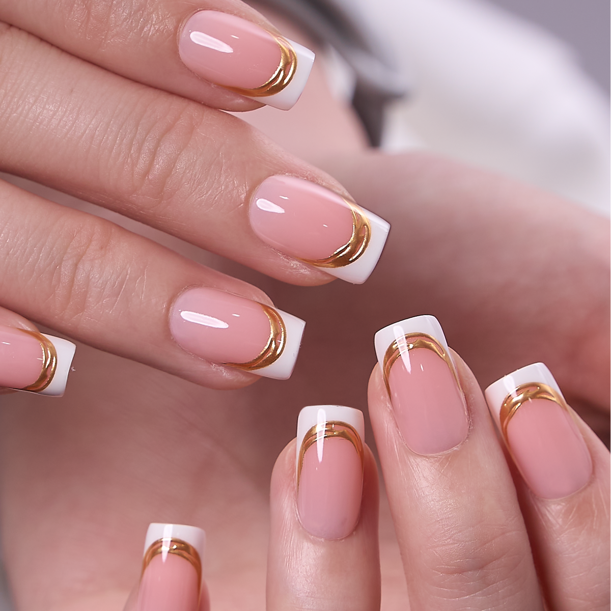 Gilded Blush – M Squoval